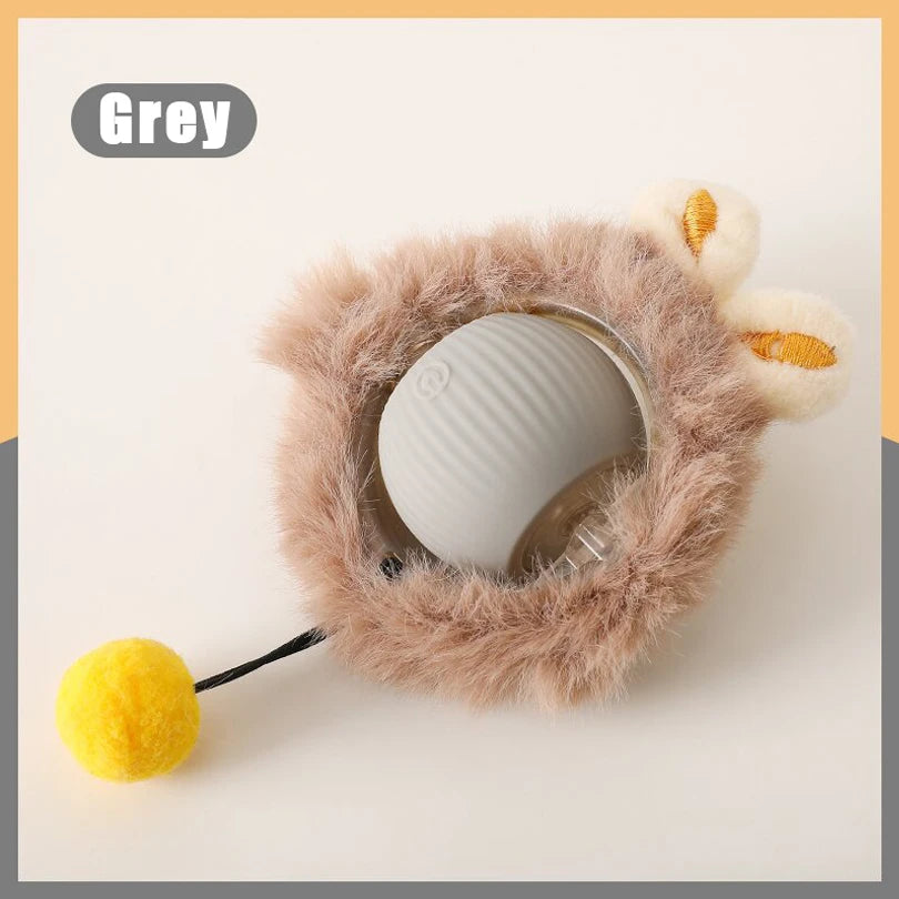 Dropshipping Interactive Cat Toys Ball Fast Rolling in Pouch Kitten Toy Motion Activated Interactive Cat Toy for Indoor