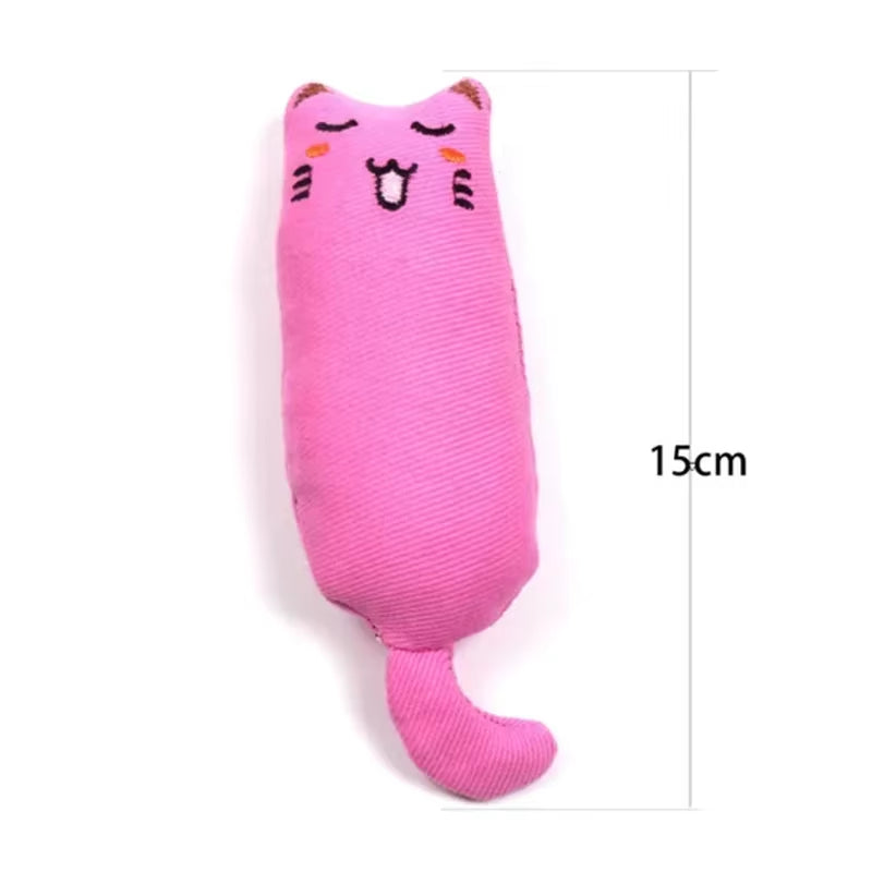 Catnip Toy Cats Products for Pets Cute Cat Toys for Kitten Teeth Grinding Cat Plush Thumb Pillow Pet Accessories